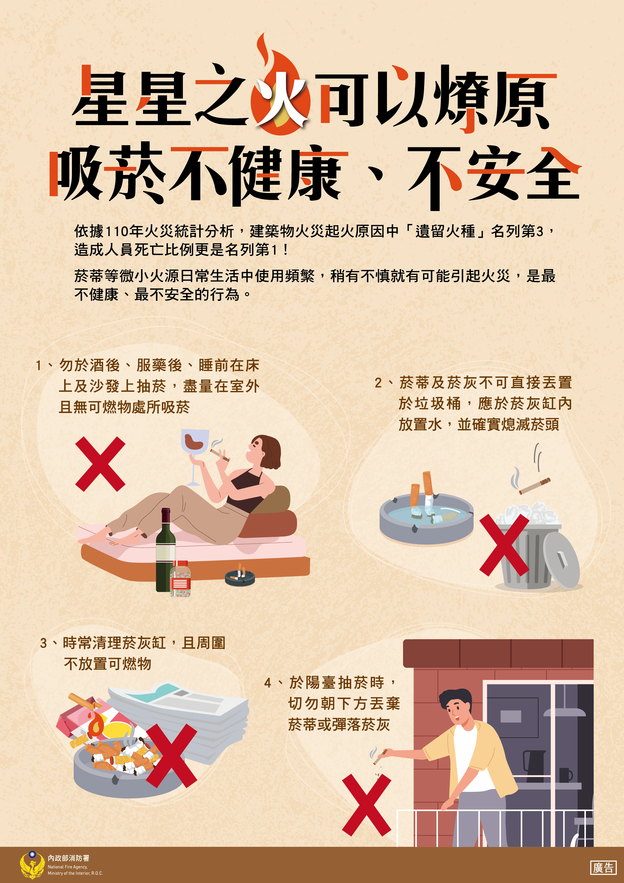 星星之火可以燎原-吸菸不健康、不安全